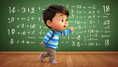 Is your little one getting caught up in the web of math signs and word problems?